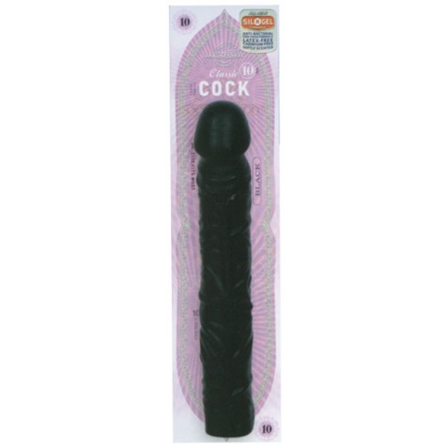 Pene Clásico 10 in. x 1.75 in. Negro